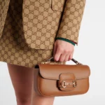 Horsebit 1955 Soft Small Leather Tote Bag Thumbnail 6