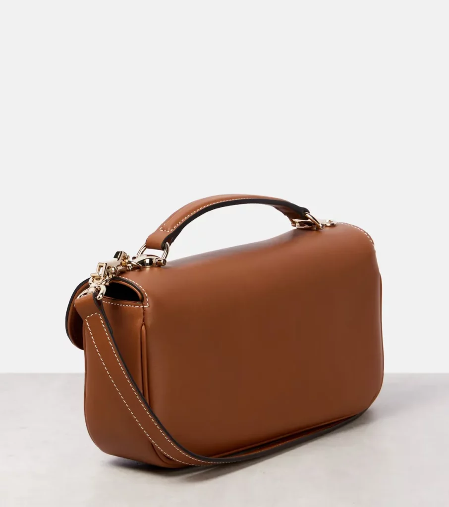 Horsebit 1955 Soft Small Leather Tote Bag Full Size Image 4