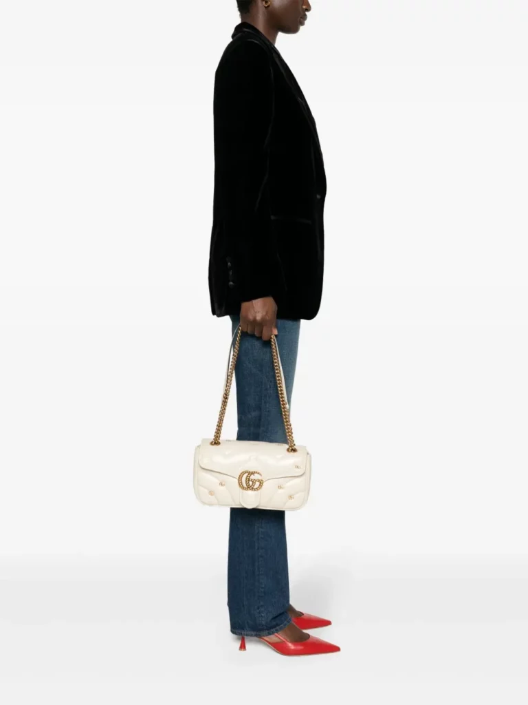 Small GG Marmont Shoulder Bag Full Size Image 4