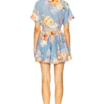 Short Dress with Buckle Belt Thumbnail 2