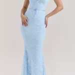Sara Lace Mermaid Gown Thumbnail 1