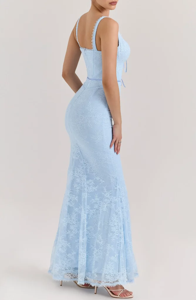 Sara Lace Mermaid Gown Full Size Image 3