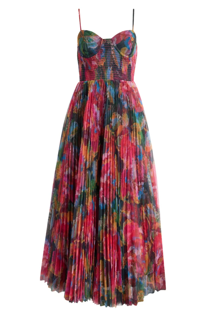 Smocked Tulle Gown Full Size Image 2