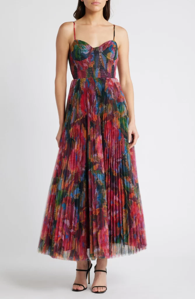 Smocked Tulle Gown Full Size Image 1