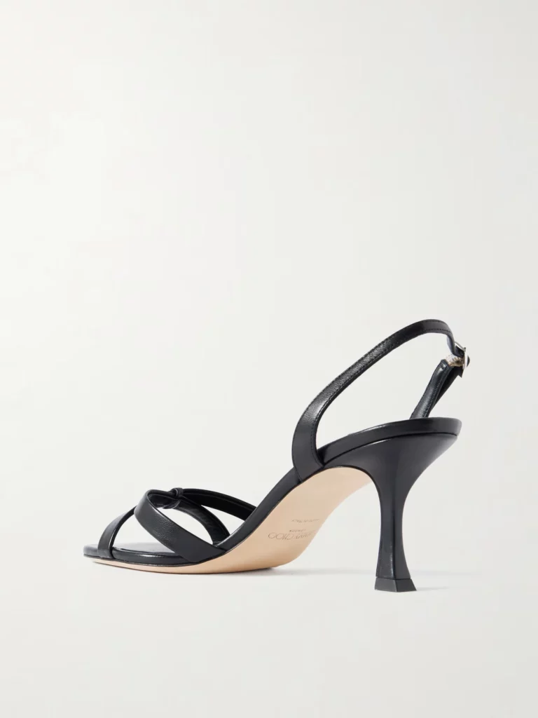 Elsy 70 Leather Slingback Sandals Full Size Image 4