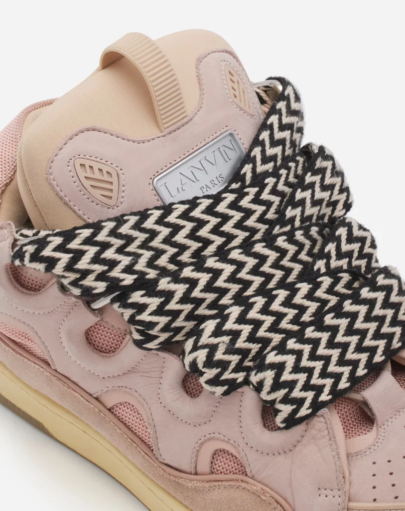 Leather Curb Sneakers Full Size Image 5