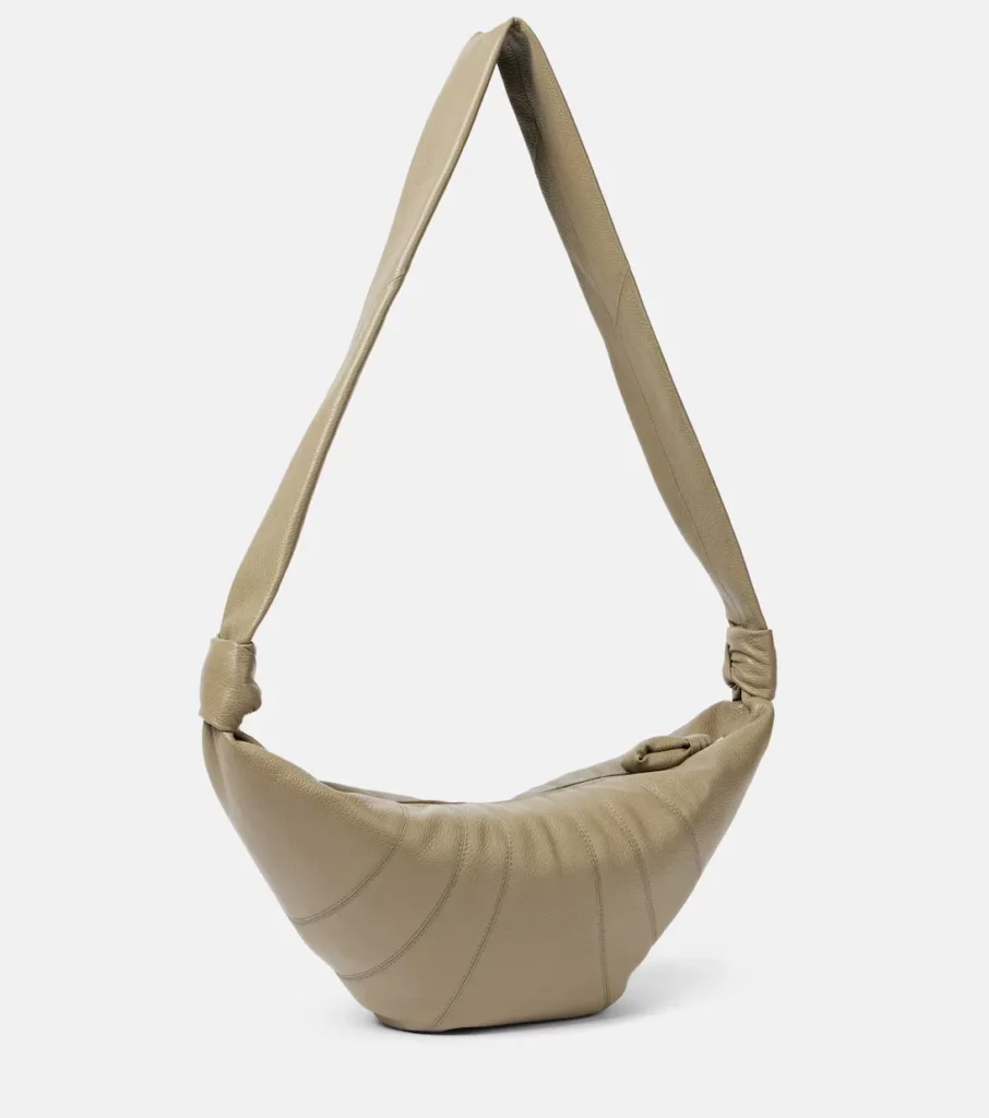 Croissant Medium Leather Shoulder Bag Full Size Image 6