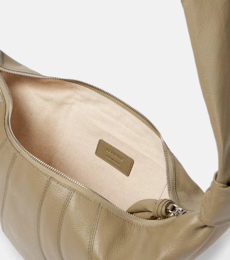 Croissant Medium Leather Shoulder Bag Full Size Image 5