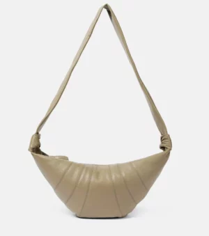 LEMAIRE Croissant Medium Leather Shoulder Bag