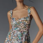 The Jocelyn Sleeveless Slip Midi Dress Thumbnail 3