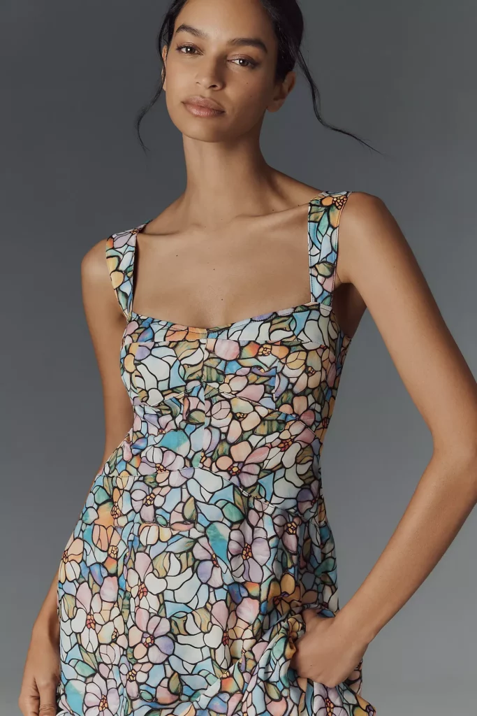 The Jocelyn Sleeveless Slip Midi Dress Full Size Image 3