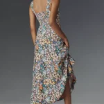 The Jocelyn Sleeveless Slip Midi Dress Thumbnail 2