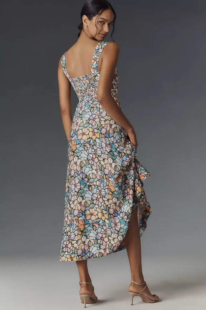 The Jocelyn Sleeveless Slip Midi Dress Full Size Image 2