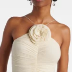 Ruched Halterneck Midi Dress Thumbnail 5