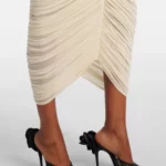 Ruched Halterneck Midi Dress Thumbnail 2