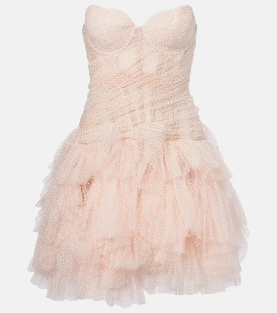 Dewi Ruflled Minidress Full Size Image 3