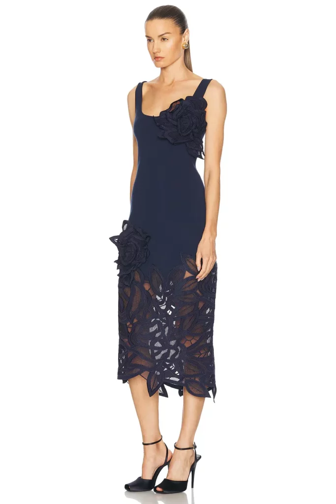 Long Knit Dress Full Size Image 4
