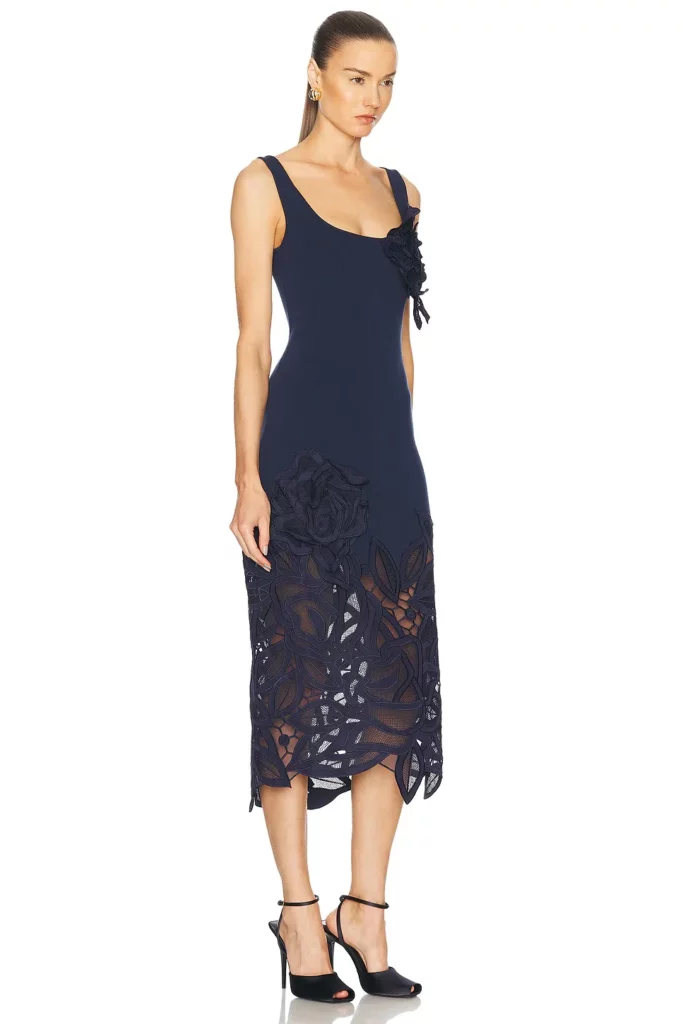 Long Knit Dress Full Size Image 2