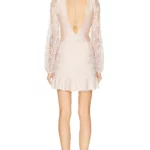 Seashell Lycra Long Sleeve Mini Dress Thumbnail 2