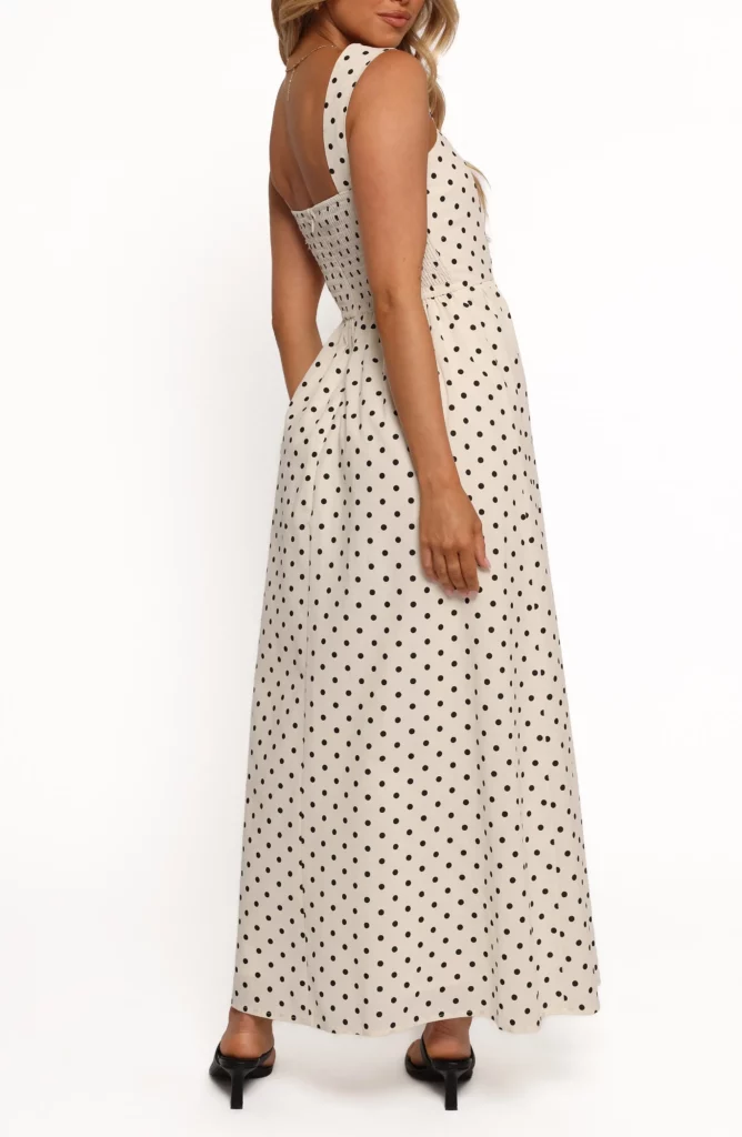 Jenni Polka Dot Maxi Dress Full Size Image 2