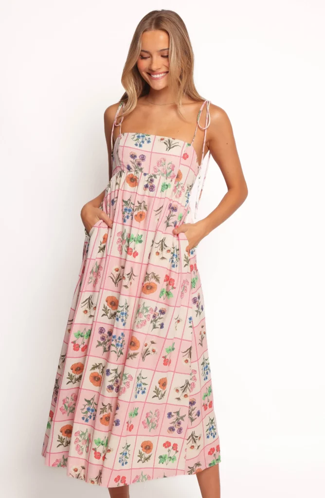 Simona Sleeveless Maxi Sundress Full Size Image 3