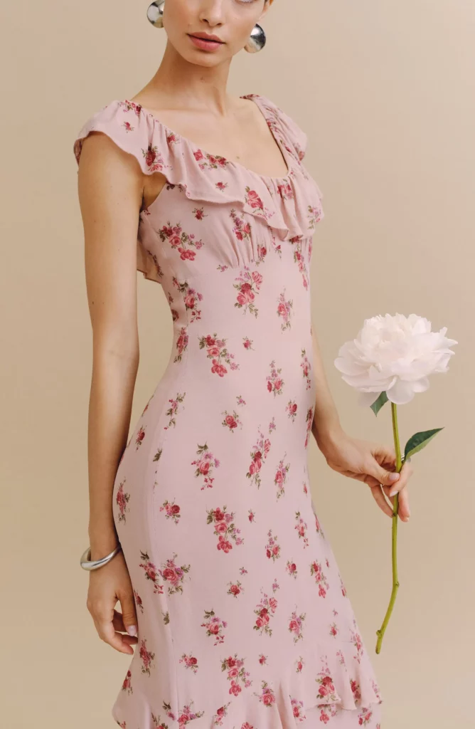 Tripoli Ruffle Tiered Maxi Dress Full Size Image 3