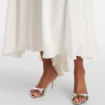 Floral-applique Silk Crepe Gown Thumbnail 3