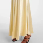 Lace-trimmed Silk Charmeuse Gown Thumbnail 5