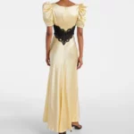 Lace-trimmed Silk Charmeuse Gown Thumbnail 3