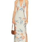 Roisin Halter Midi Dress Thumbnail 1