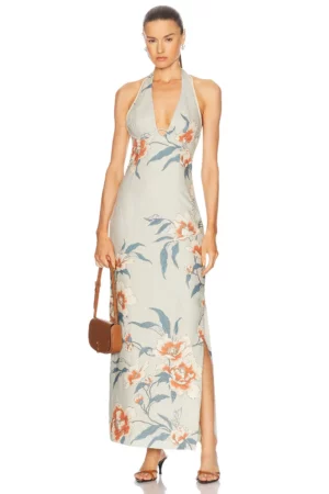 SIR. Roisin Halter Midi Dress