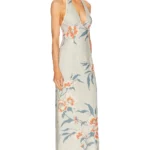 Roisin Halter Midi Dress Thumbnail 3