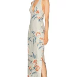 Roisin Halter Midi Dress Thumbnail 2