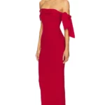 Jaymes Maxi Dress in Cranberry Thumbnail 4
