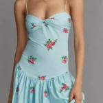 Sleeveless Sweetheart Drop-waist Maxi Dress Thumbnail 3