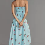 Sleeveless Sweetheart Drop-waist Maxi Dress Thumbnail 2