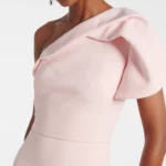 One-shoulder Crepe Gown Thumbnail 5