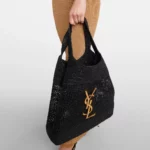 Icare Cassandre Maxi Crochet Raffia Tote Bag Thumbnail 3