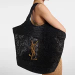Icare Cassandre Maxi Crochet Raffia Tote Bag Thumbnail 7