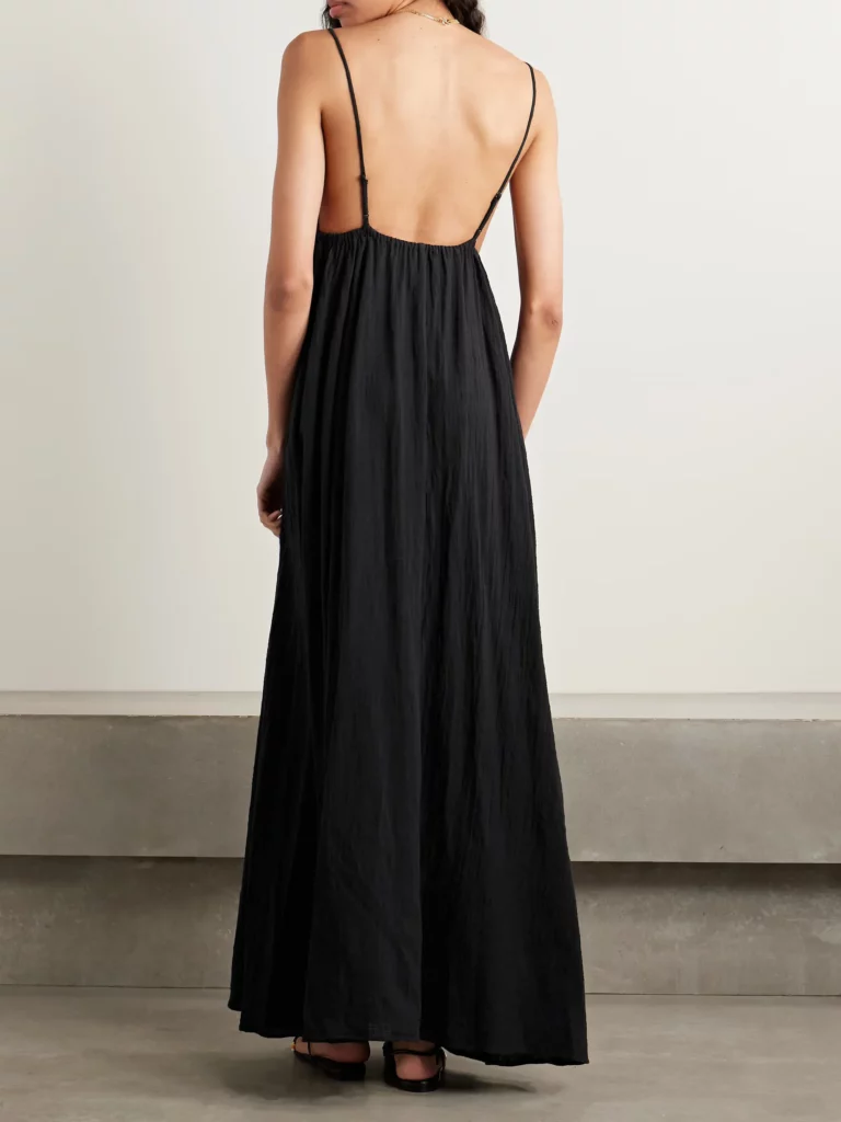 Hanna Cotton-gauze Maxi Dress Full Size Image 3