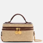 Falabella Mini Raffia Tote Bag Thumbnail 1
