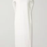 Anitas Off-the-shoulder Cape-effect Cotton-poplin Midi Dress Thumbnail 4