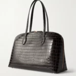 Croc-effect Leather Tote Thumbnail 3