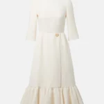 Crepe Couture Midi Dress Thumbnail 3