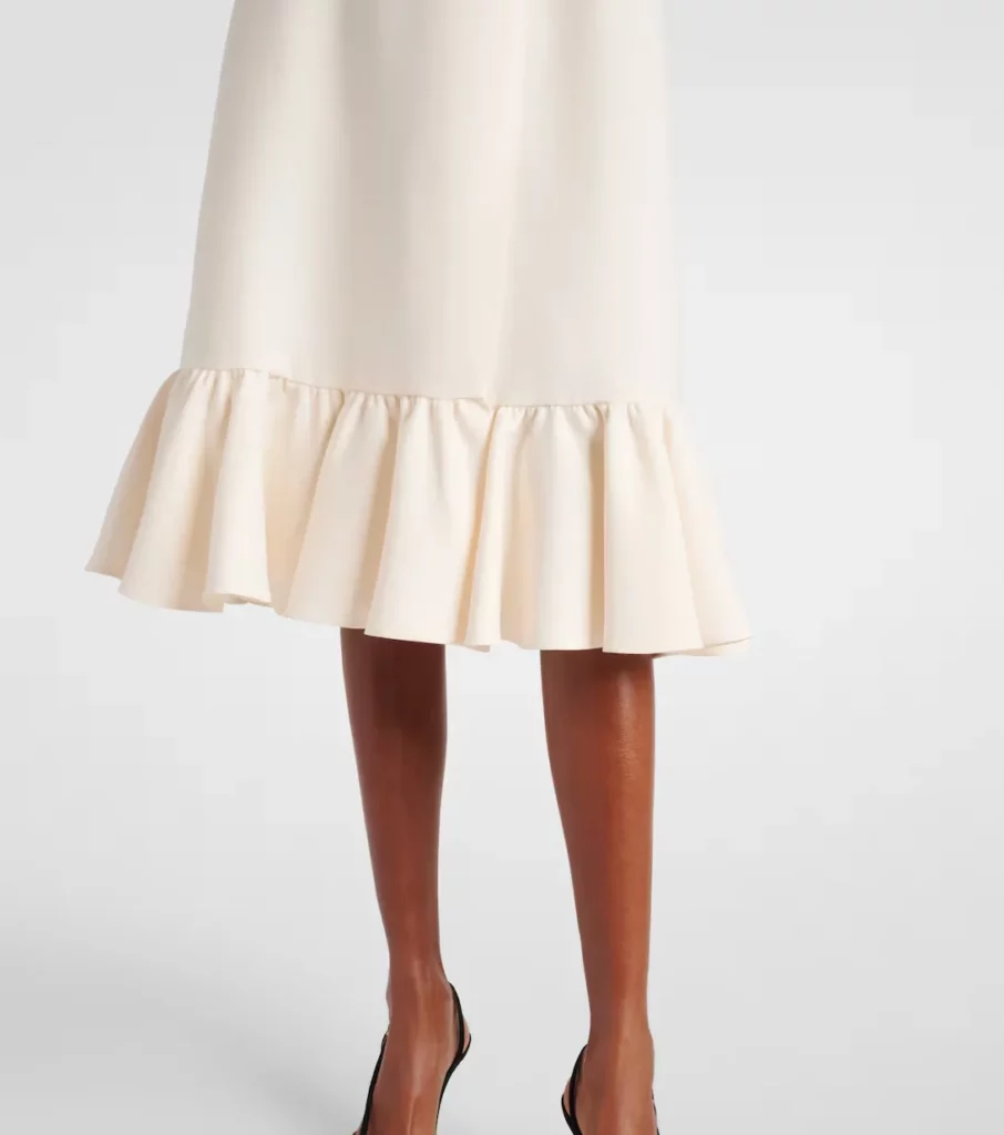 Crepe Couture Midi Dress Full Size Image 5