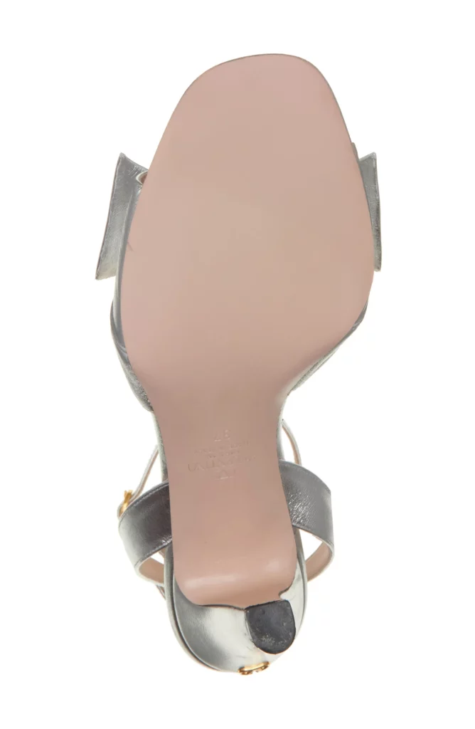 Bowow Metallic Ankle Strap Sandal Full Size Image 3