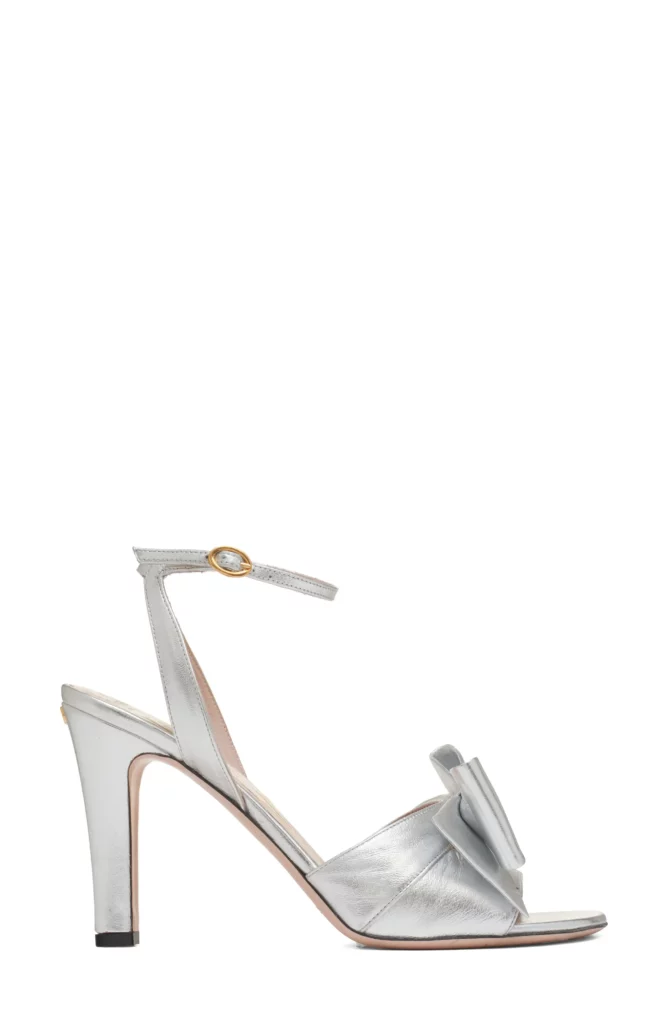 Bowow Metallic Ankle Strap Sandal Full Size Image 1