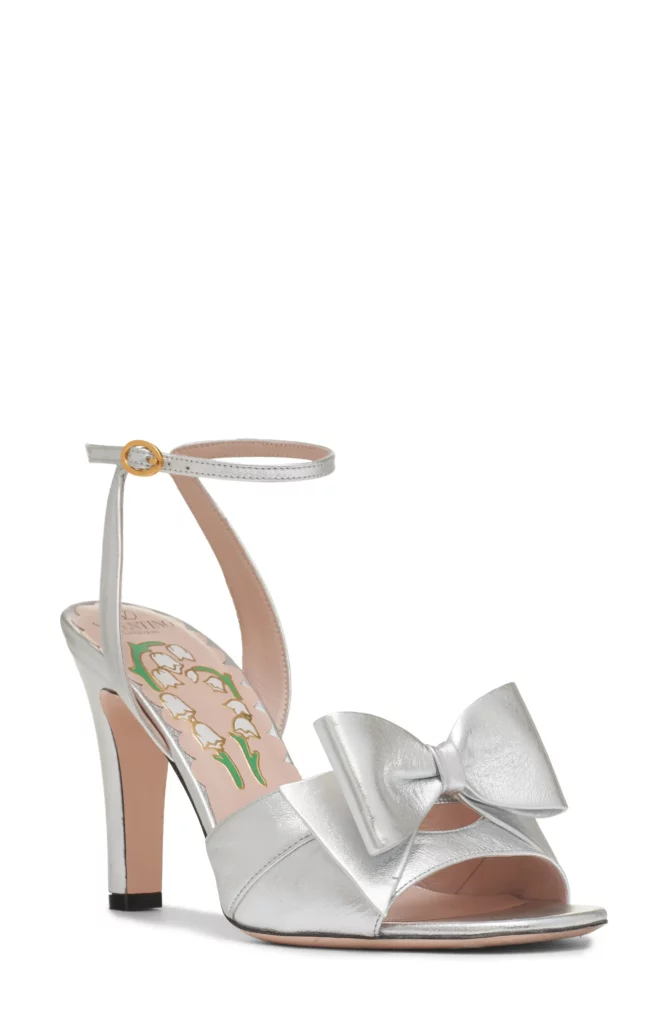Bowow Metallic Ankle Strap Sandal Full Size Image 4