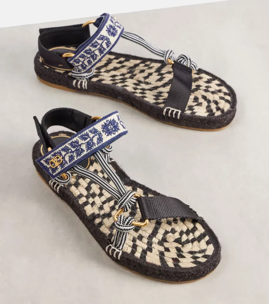 Lake Powell Crochet-trimmed Sandals Full Size Image 2