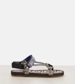 VALENTINO GARAVANI Lake Powell Crochet-trimmed Sandals